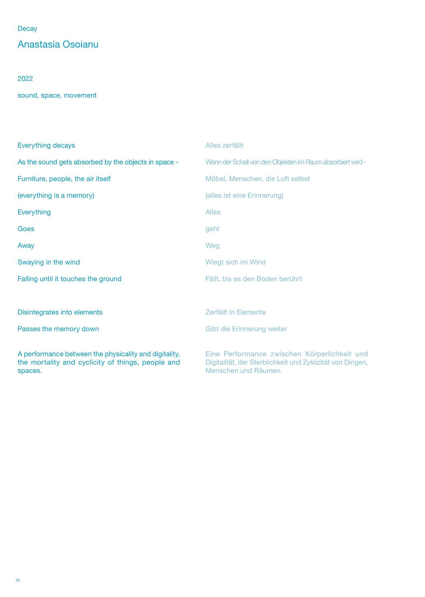Gallery image of the project FALSE SPRING