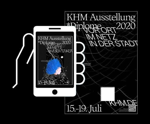 Cover image of the project Augmented Reality Projekt Poster KHM Diplomausstellung 2020