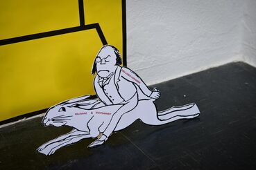 Flyer „Treffpunkte und Haltestellen” Kritik, Kunstmarkt, Zusammenarbeit