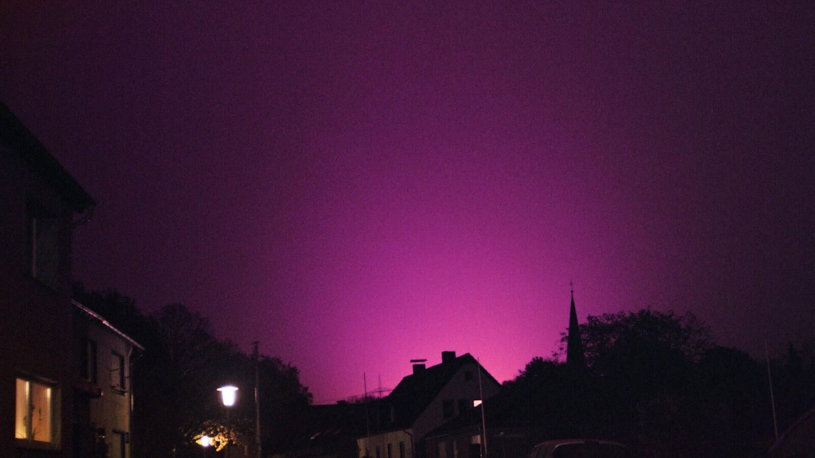 Gallery image of the project The night of colorful sky