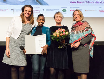 Maxa Zoller, Beryl Magoko, Jule K. Cramer und Gabrielle Kroll
