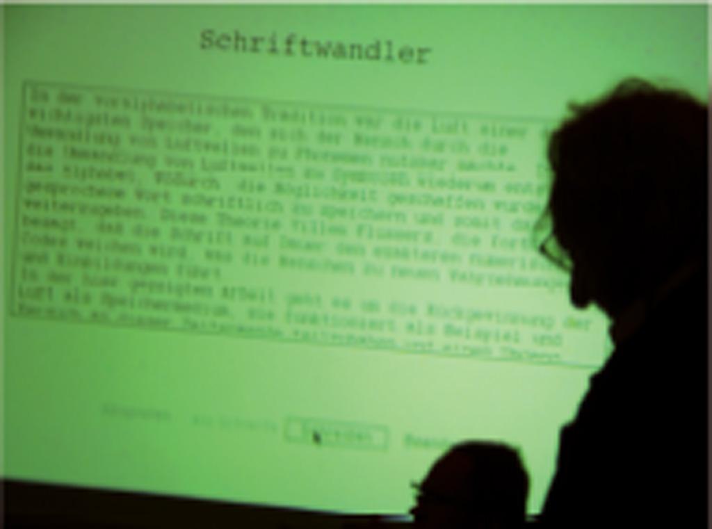 Cover image of the project Schriftwandler