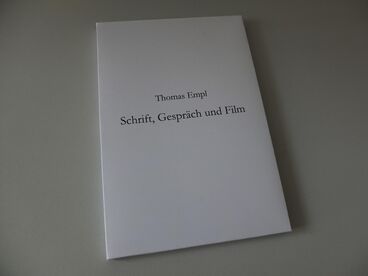 Cover image of the project Schrift, Gespräch und Film