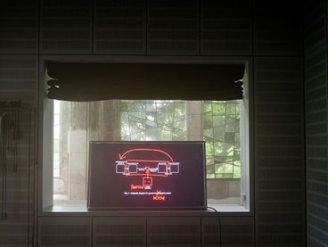 Dawid Liftinger, "PARTICLE NOISE"; Ausstellungsparcours