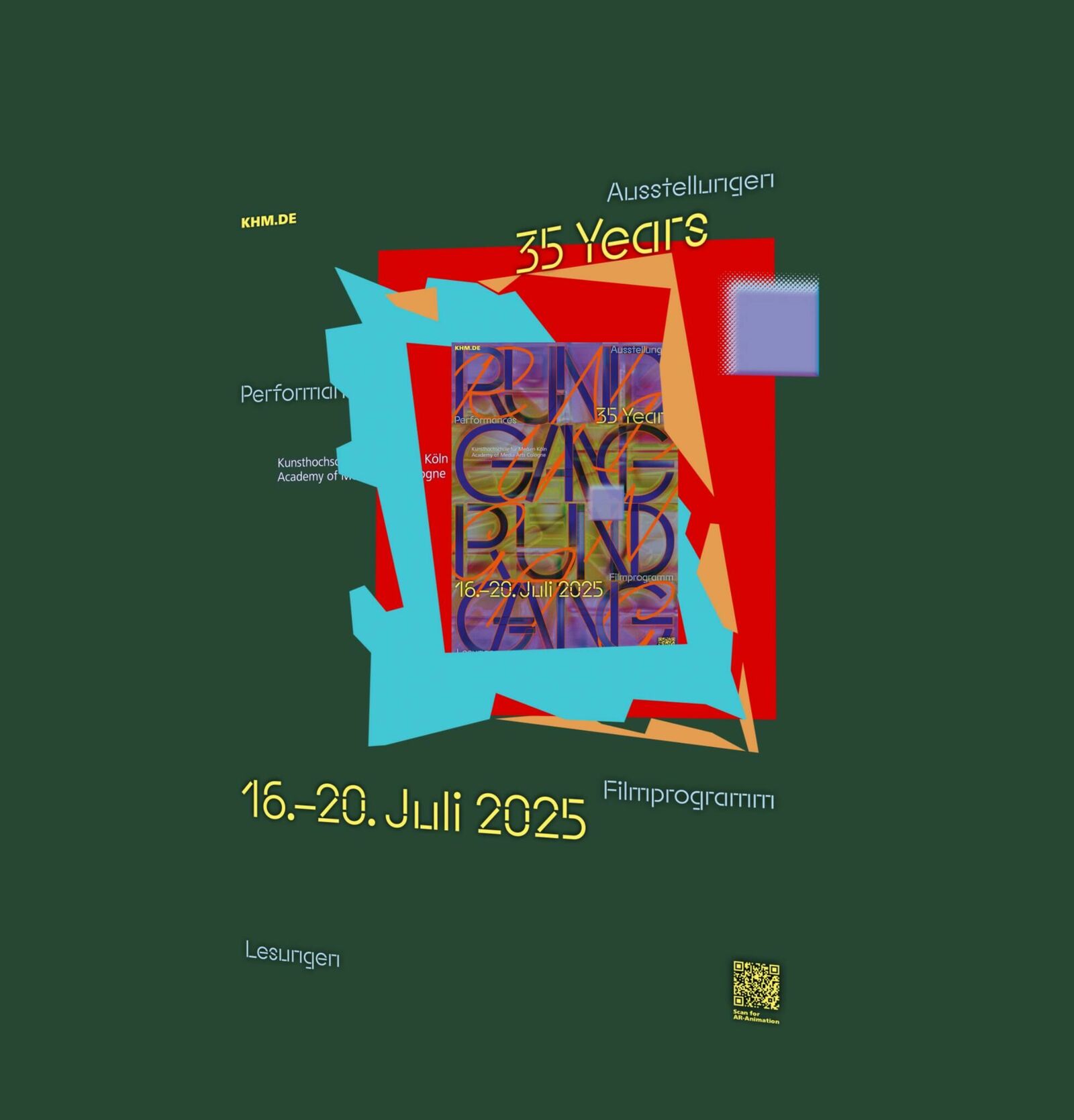 Gallery image of the project Rundgang 2025 AR Augmented Reality Poster 