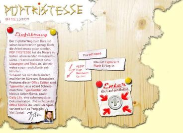 www.poptristesse.de Cover image of the project www.poptristesse.de