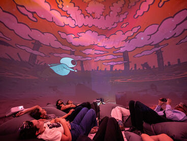 Fulldome der Animation