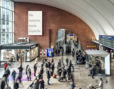 asianface Gallery image of the project Public space video in Cologne Central Station