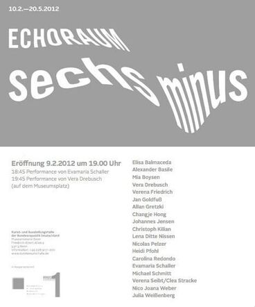 Echoraum sechs minus Gallery image of the project Echoraum sechs minus