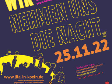 Plakat Protestmarsch lila-in-koeln.de