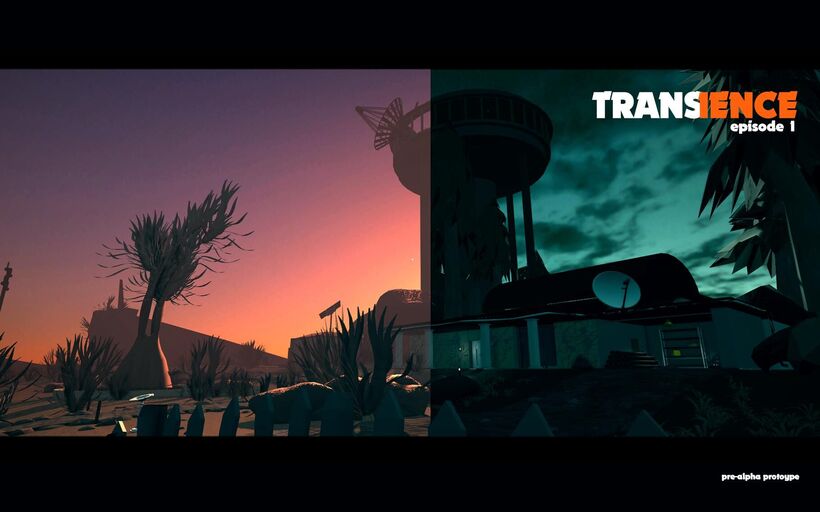 Cover image of the project transience