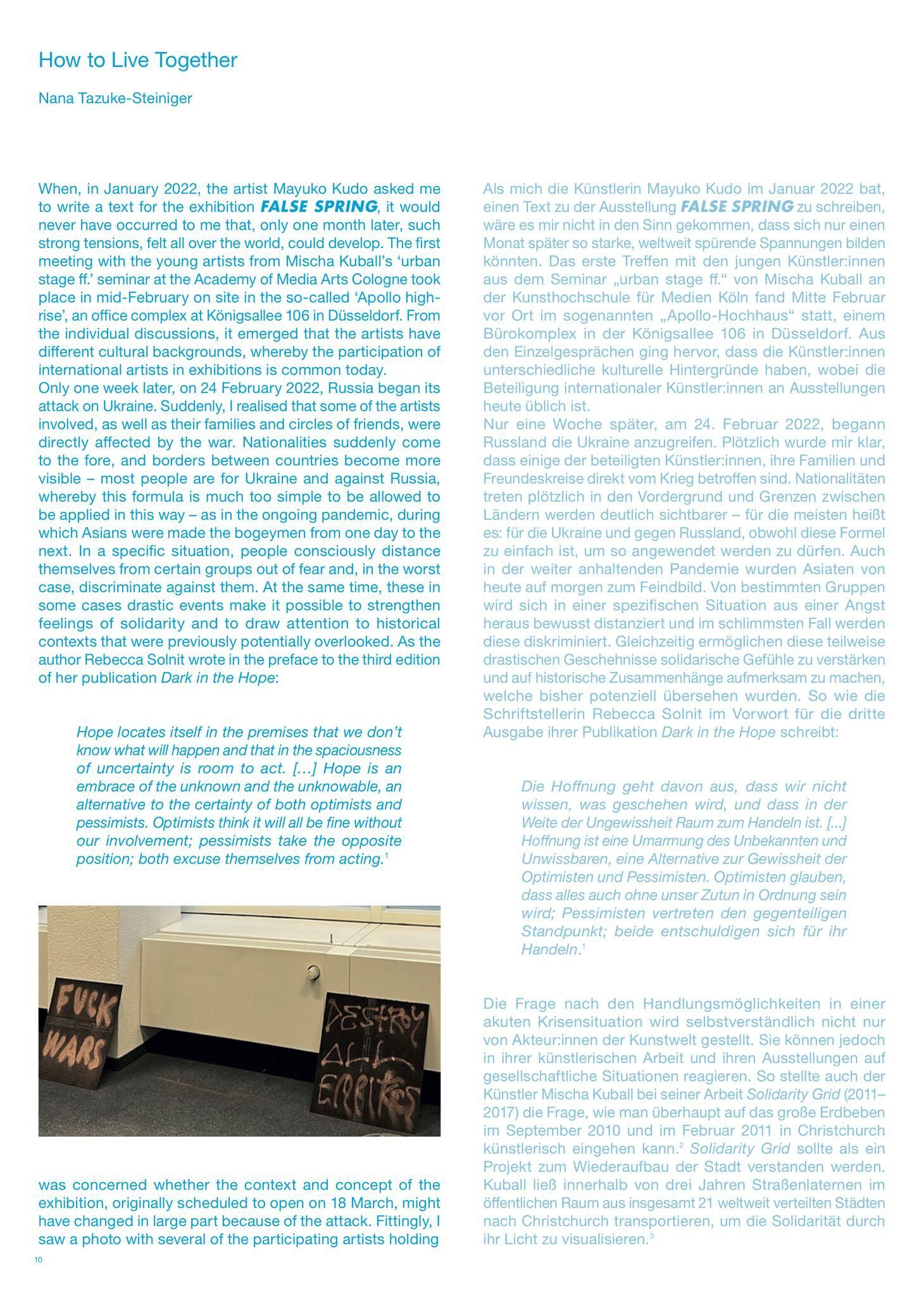 Gallery image of the project FALSE SPRING