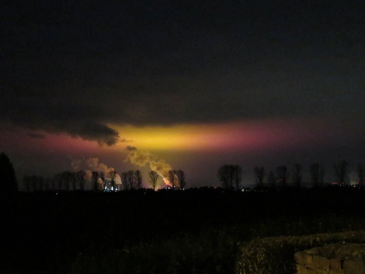 Gallery image of the project The night of colorful sky