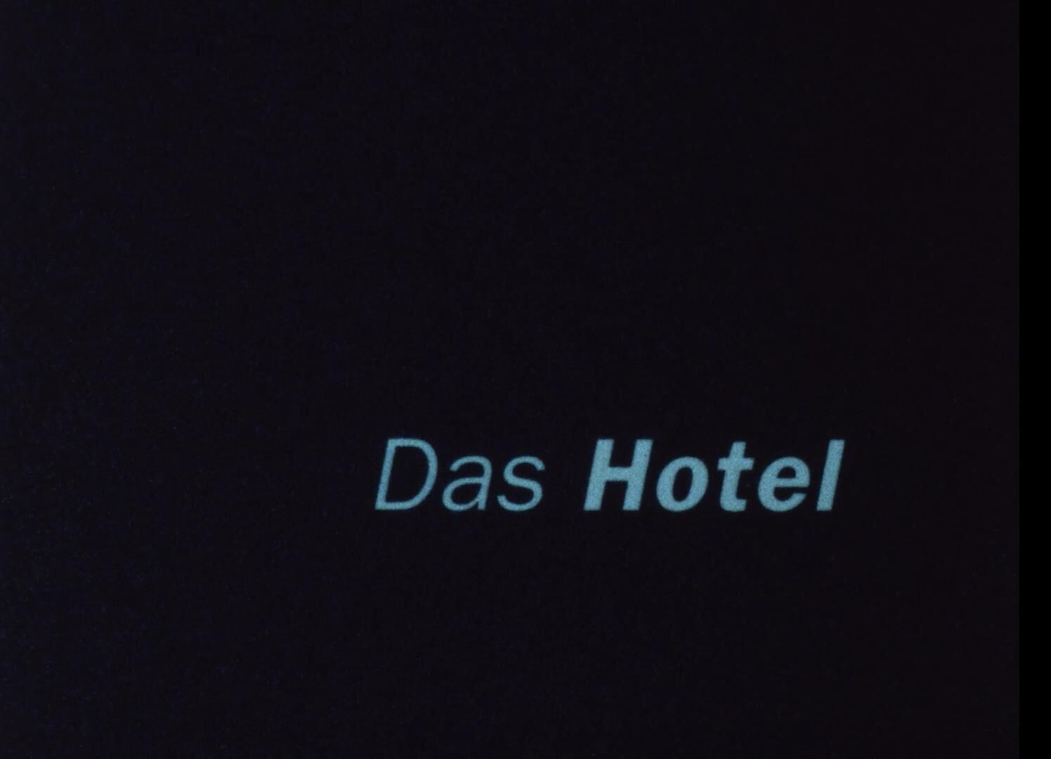 Cover image of the project Das Hotel