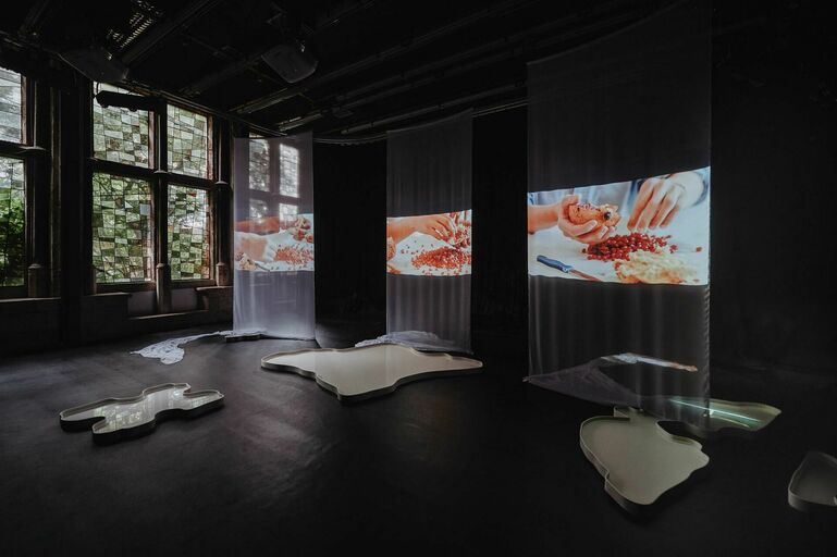 Cover image of the project تَناثُر البحر Scattered Sea (Installation)