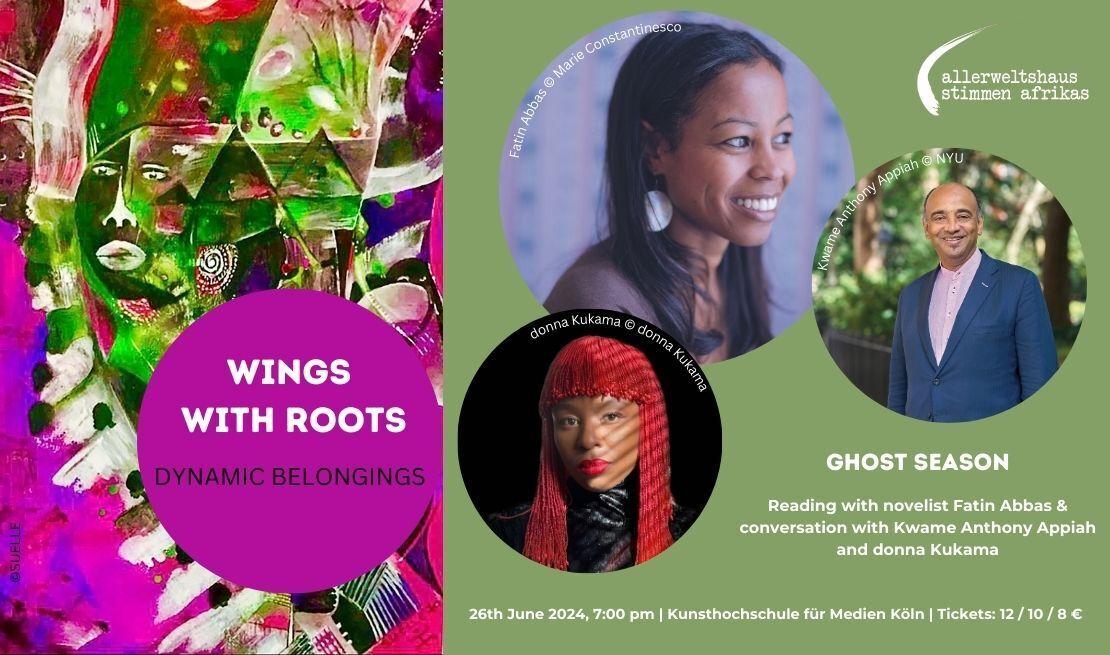 Reading with novelist Fatin Abbas & conversation with Kwame Anthony Appiah and donna Kukama, Professor of Contemporary Art / Global South at KHM
