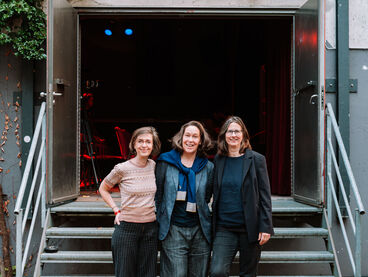 Bettina Fischer, Monika Rinck und Kathrin Röggla