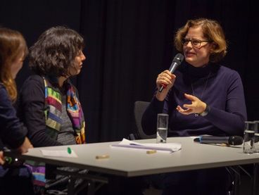 Diskussion mit Christa Blümmlinger, Solveig Klaßen und Caroline Nokel