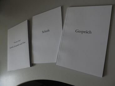 Gallery image of the project Schrift, Gespräch und Film