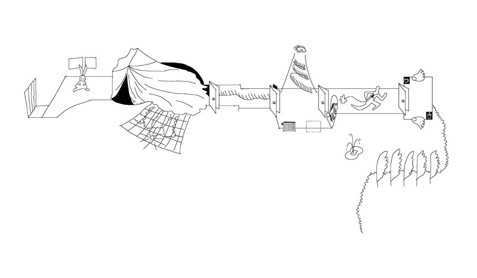 Gallery image of the project Eine Flur Tour 