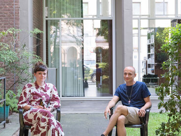 Im Bibliotheksgarten
