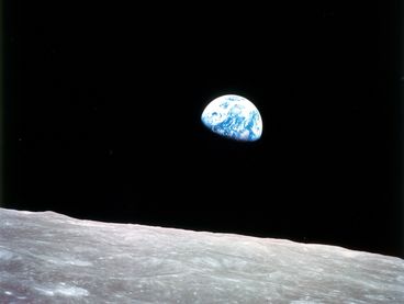 Sophia Bauer, Earthrise again (Foto: Nasa)