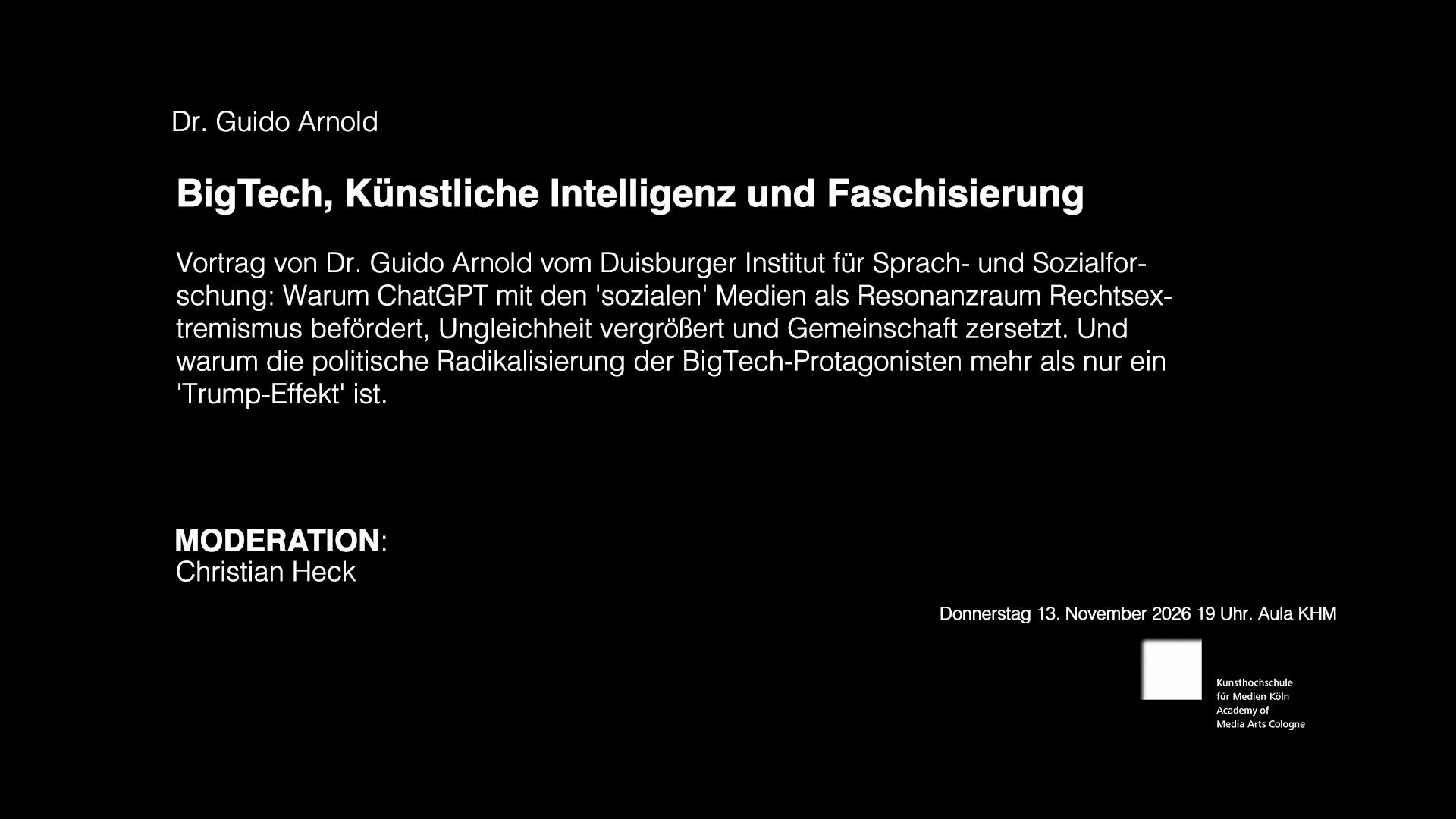 BigTech, Künstliche Intelligenz und Faschisierung
