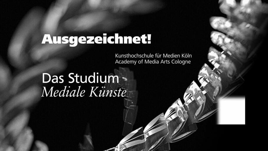 Cover image of the project Trailer „Ausgezeichnet! – Das Studium der medialen Künste an der Kunsthochschule für Medien Köln“ (2024)